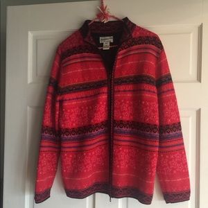 Pendleton zippered wool sweater